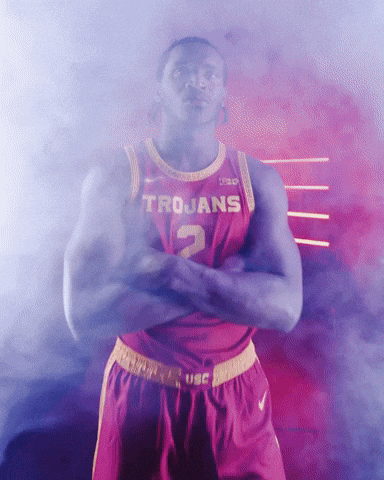 Basketball Hoops GIF by USC Trojans
