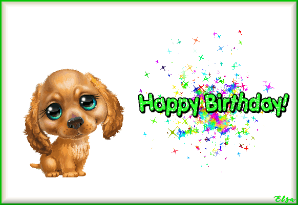 Happy Birthday Animated Card GIF