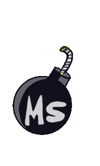 Multiple Sclerosis Bomb Sticker by deinechristine