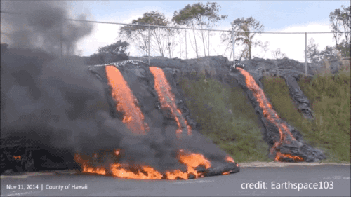 hawaii lava GIF