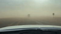 'Wall of Dust' Causes Low Visibility in West Texas