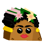 Frida Kahlo Papa Sticker