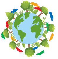 Climate Change Earth Sticker by Hindustan Coca-Cola Beverages Pvt Ltd