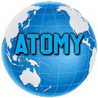 Earth Globe Sticker by Atomy