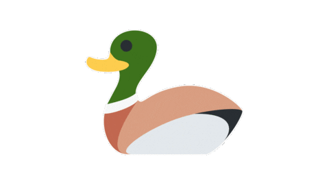 emojivid giphyupload animals emoji duck Sticker