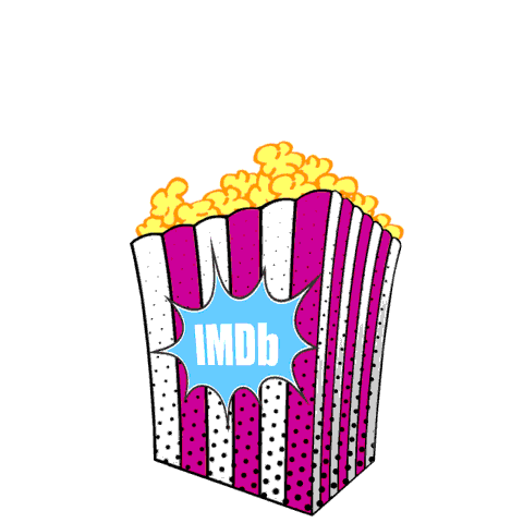 Behind The Scenes Popcorn Sticker by IMDb