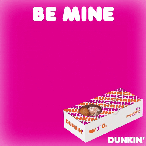 Valentines Day Valentine GIF by Dunkin’
