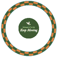 Albin Myers Keep Moving Sticker by Axtone