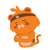 Tiger Harry Sticker by Birth Beyond