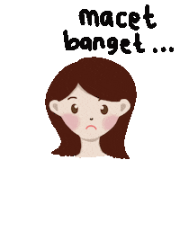 Sad Art Sticker
