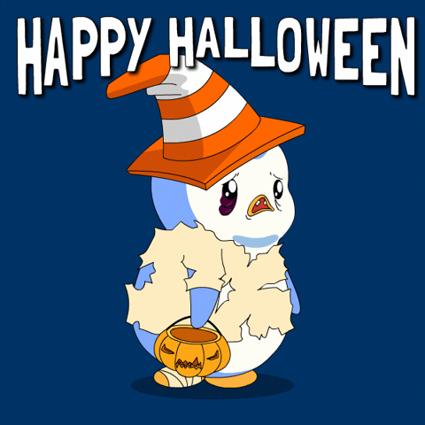 Halloween Penguin GIF by Pudgy Penguins