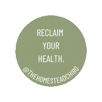 Health Chiropractor Sticker by The Homestead Family Chiropractic & Wellness