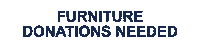 rapsbc furniture donate donation thrift Sticker