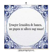 Nl Wijsheid Sticker by Tegelspreuken.nl