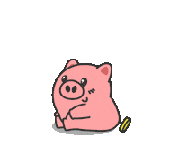 Money Pig Sticker by JKOPAY