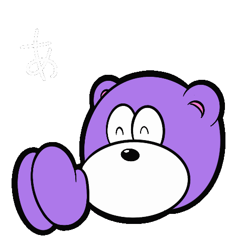 Cartoon Bear Sticker