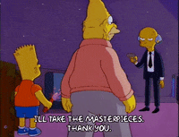 scared bart simpson GIF