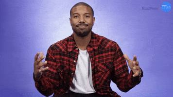 Michael B Jordan GIF by BuzzFeed