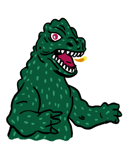 Angry Fire Sticker