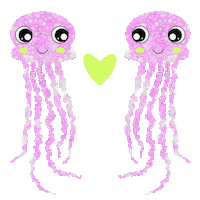 In Love Swimming Sticker