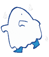 Halloween Ghost Sticker