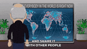 world map GIF by South Park 
