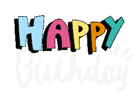 Happy Birthday Sticker by Franziska Höllbacher