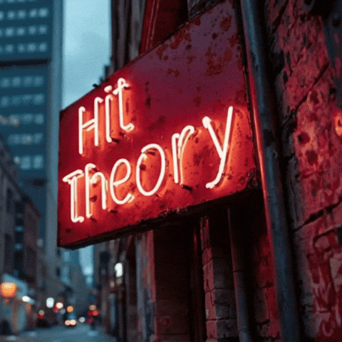 HitTheory giphyupload neon sign hittheory hit theory GIF