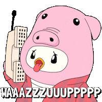 Whats Up Hello Sticker by Pudgy Penguins