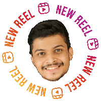 Shubham Bari Sticker by BORN ON INSTAGRAM
