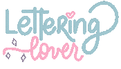 Lettering Lover Sticker