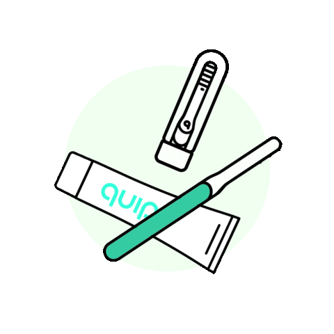 spin delivery Sticker by quip