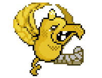 Fight Gold Sticker