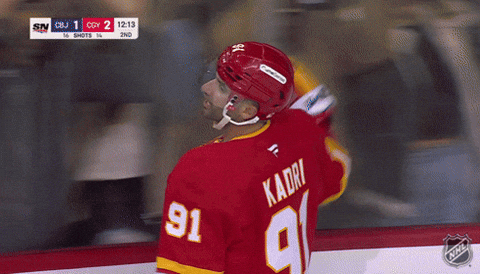 Happy Calgary Flames GIF by NHL