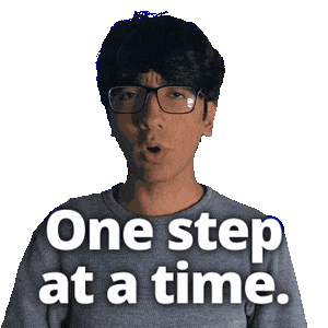 Pacing Step By Step Sticker