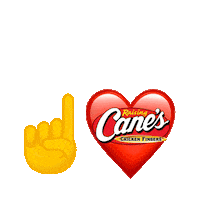 Pulsing One Love Sticker by Raising Cane's