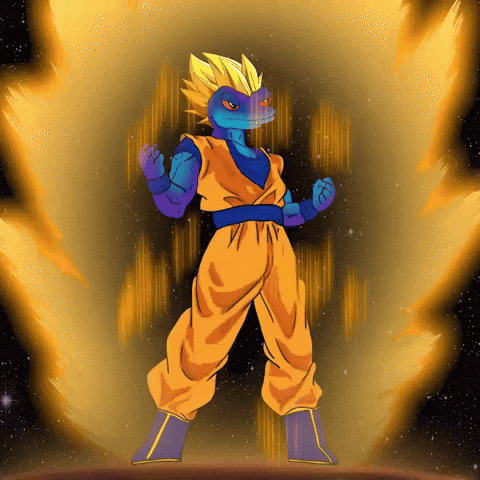 Dragon Ball Z Energy GIF by Snek