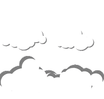 Bell Tower Clouds Sticker by UC Riverside