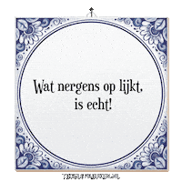 Chaos Nl Sticker by Tegelspreuken.nl