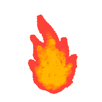 Animation Fire Sticker by Mr Tronch