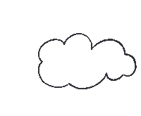Rainbow Cloud Sticker