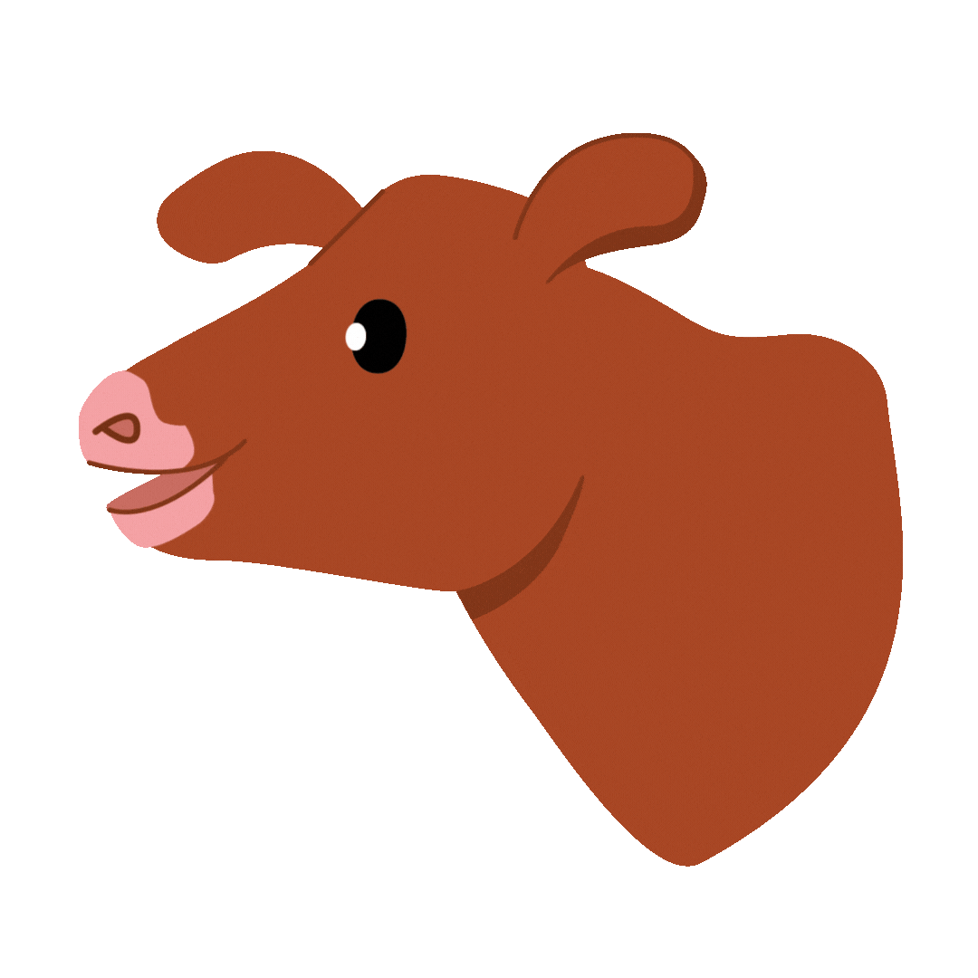norgesbondelag giphyupload ku bonde landbruk Sticker