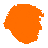 Donald Trump Sticker by Creative Courage