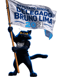 Deputado Causa Animal Sticker by Delegado Bruno Lima