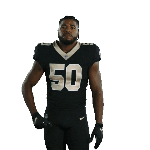 Football Sport Sticker by New Orleans Saints