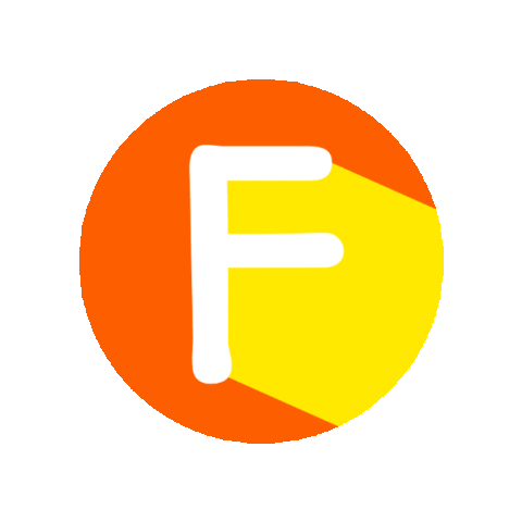 Orange Abc Sticker
