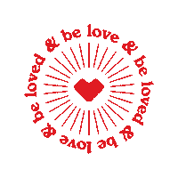 johnthebeloved love beloved be love john the beloved Sticker