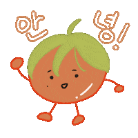 paeng2 hello hi 안녕 토마토 Sticker