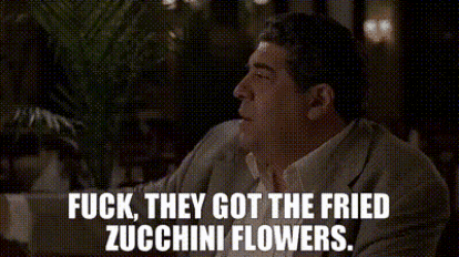prucha giphygifmaker giphygifmakermobile sopranos zucchini flowers GIF