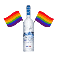 Gay Pride Rainbow Sticker by Grey Goose
